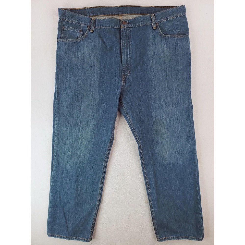 Levis 559 Jeans Mens 44x30 Blue Straight Leg Relaxed Fit Denim Medium Wash Pants